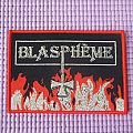 Blasphème - Patch - Blasphème woven patch red edge !!