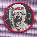 Scorpions - Patch - SCORPIONS- black out ,round red border woven patch !!