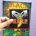 W.A.S.P. - Patch - W.A.S.P. WASP woven patch red edge!!