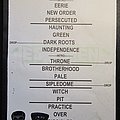 Testament - Other Collectable - Testament setlist and two guitar picks 2020
