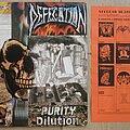 Defecation - Tape / Vinyl / CD / Recording etc - DEFECATION - Purity Dilution LP 1989