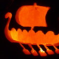 Halloween - Other Collectable - Halloween pumpkin drakkar.