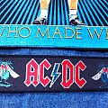 AC/DC - Patch - AC/DC - Fly on the Wall original vintage Logo Stripe