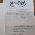 Sepultura - Other Collectable - Sepultura Blue Grape Letter Catalog 1989