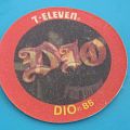 Dio - Other Collectable - Dio Hologram 7'11 Slurpee Giveaway Disc Sticker 1985