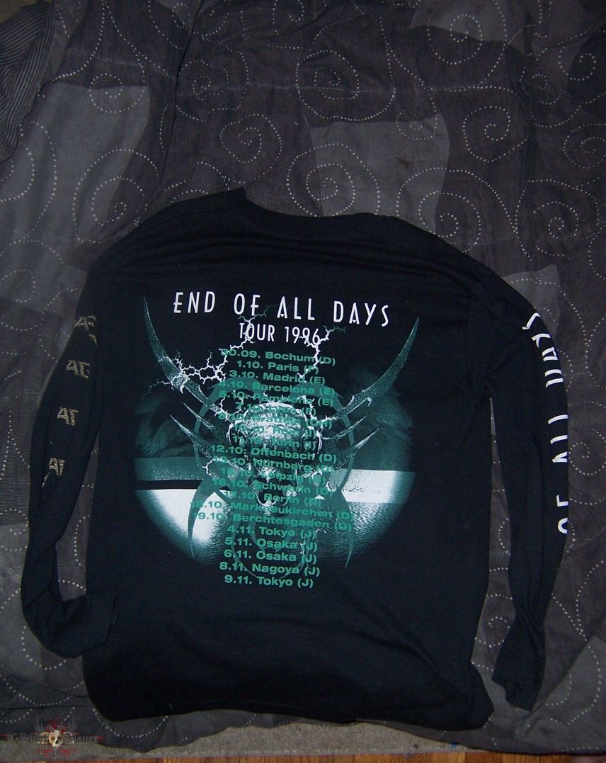 Rage - End of All Days 1996 tour shirt
