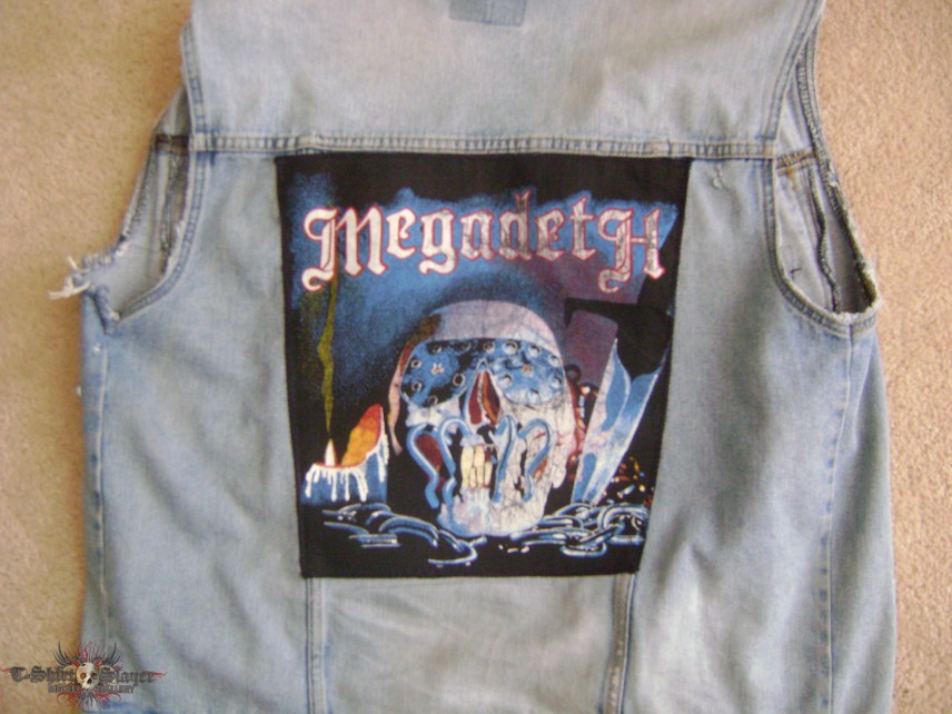 Megadeth My battle jacket...FINALLY (noob version w/ no back)