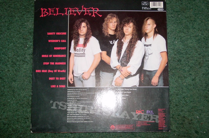 Believer Sanity Obscure autographed album 1990 | TShirtSlayer