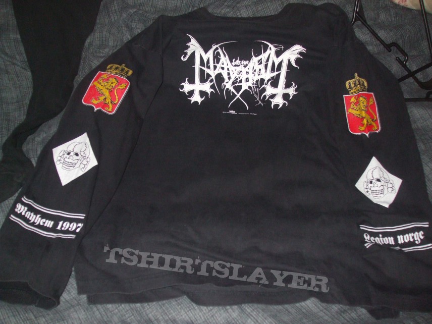 (THE TRUE) MAYHEM LEGION 1997 LONGSLEEVE BAND SHIRT TShirtSlayer
