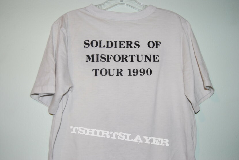 Sacrifice - Soldiers of Misfortune 1990 | TShirtSlayer TShirt and