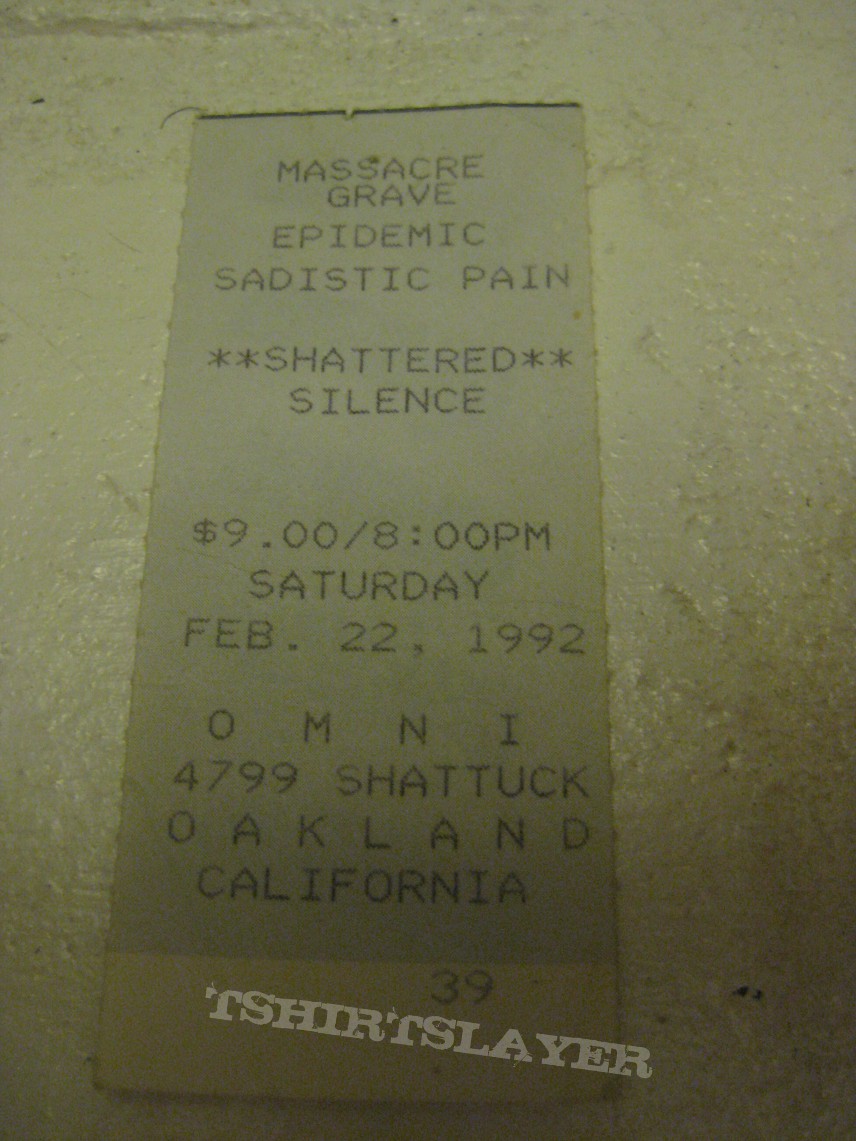 Massacre (USA) Massacre from beyond tour