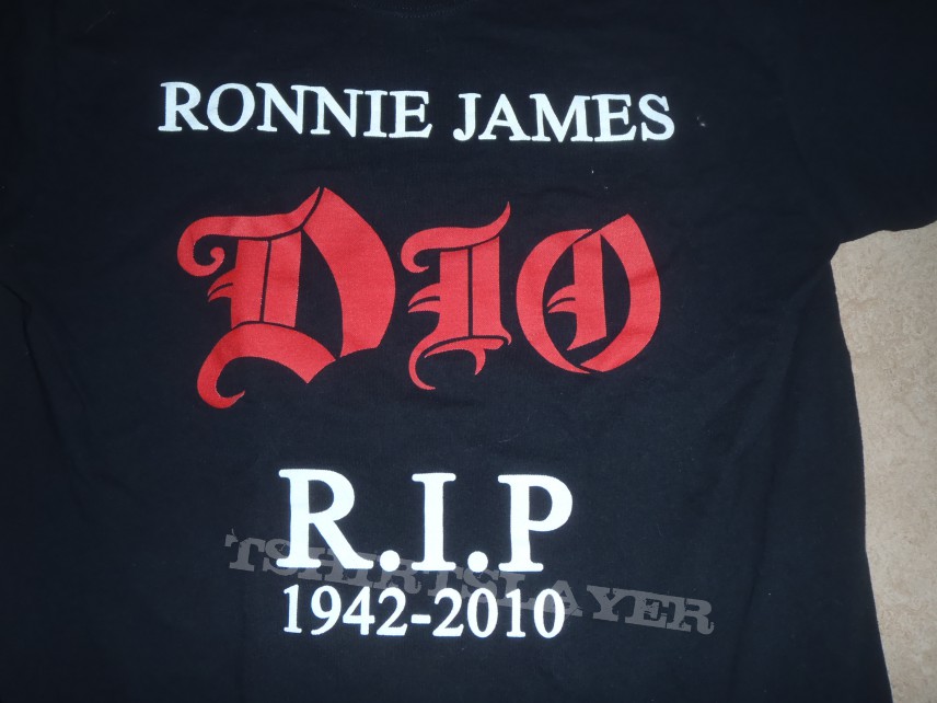 R.I.P Dio t-shirt | TShirtSlayer TShirt and BattleJacket Gallery