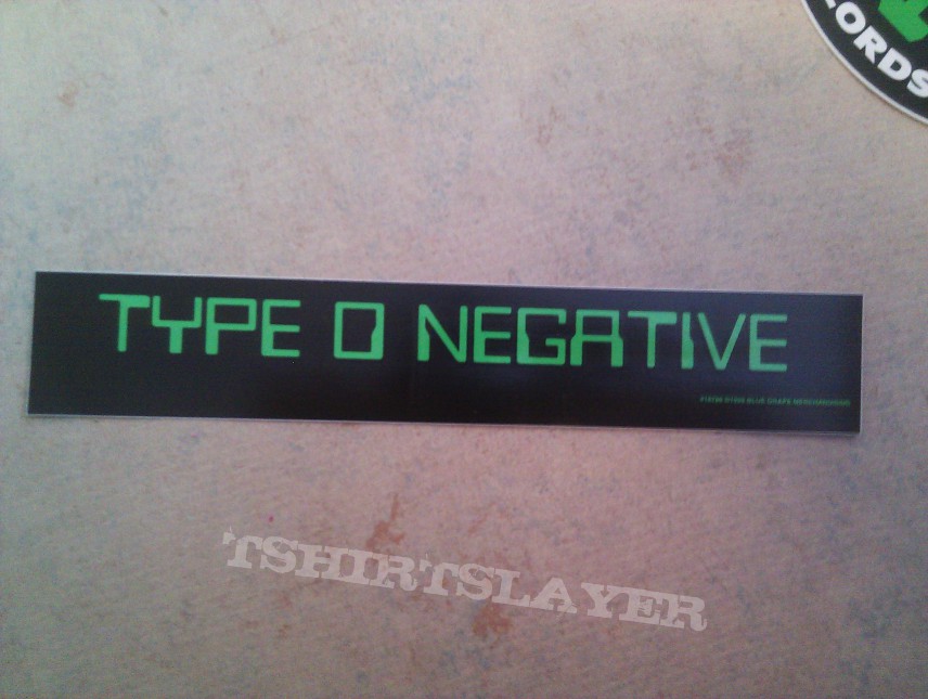 Other Collectable - Type o negative sticker &quot;type o negative&quot; official blue grape