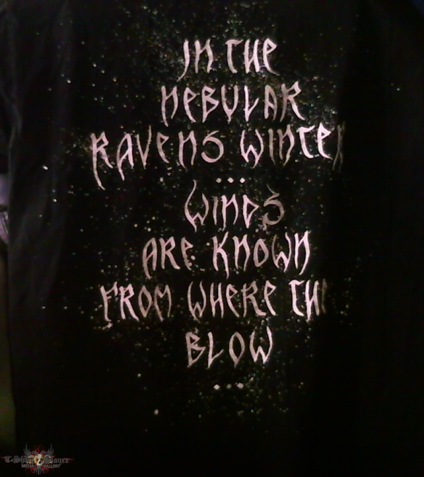  Immortal - Nebular Raven Winter tshirt (back)