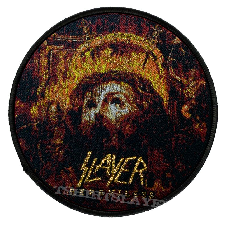 SLAYER &quot;Repentless&quot; Round Woven Patch