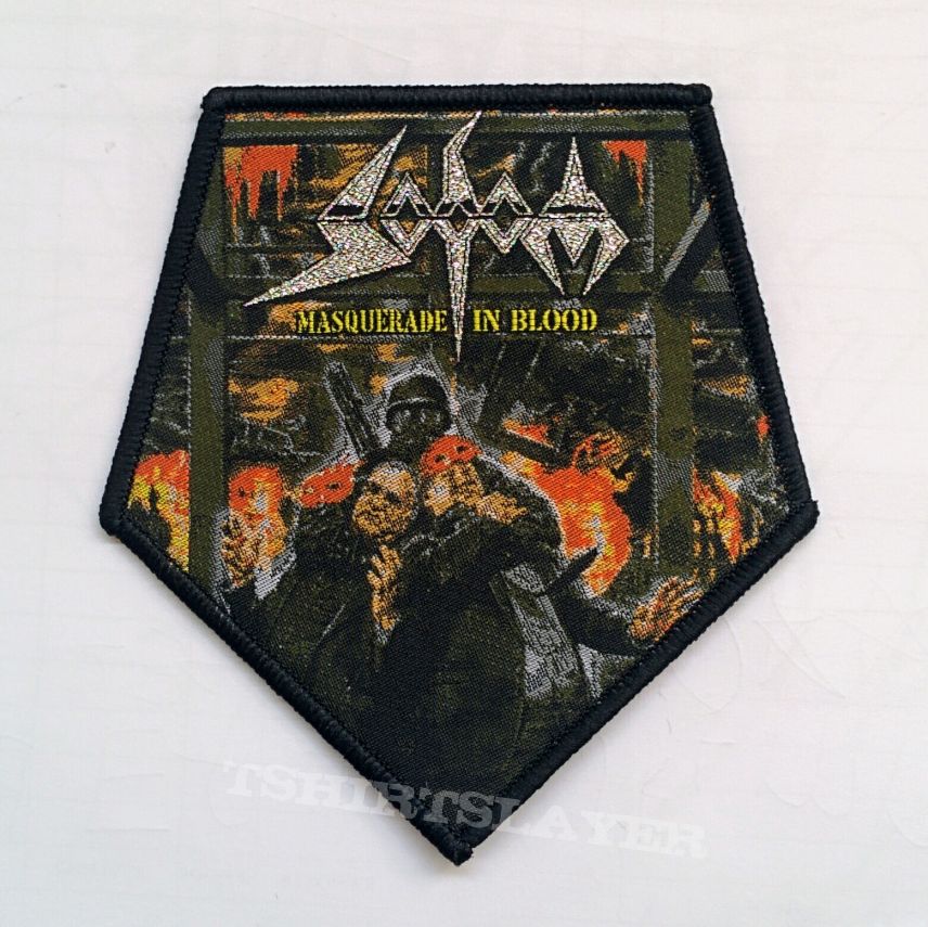 SODOM &quot;Masquerade In Blood&quot; Woven Patch