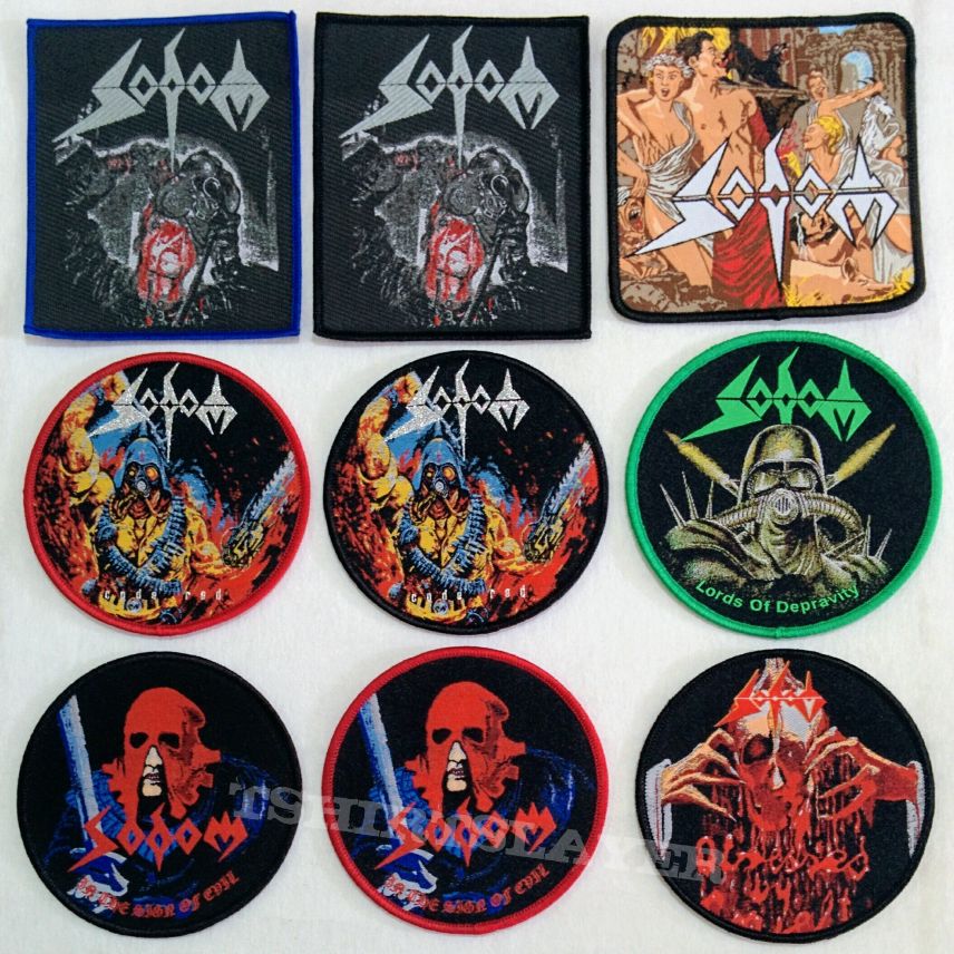 Bolt Thrower Various Woven Patches and Metal Pins Badge