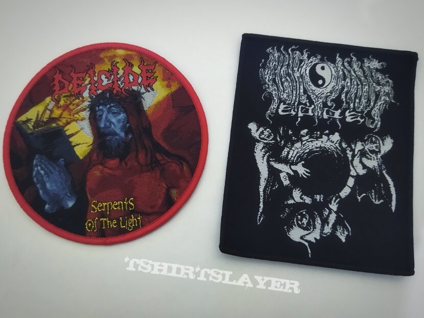 Deicide and Nirvana 2002 Woven Patch