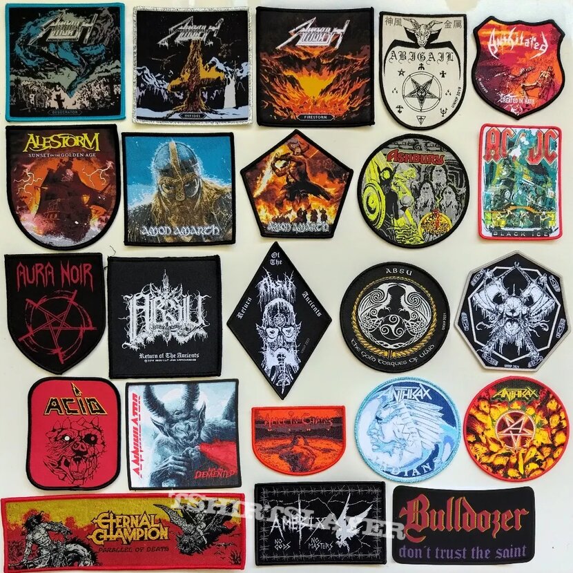 Slayer Metal Patches Private Collection