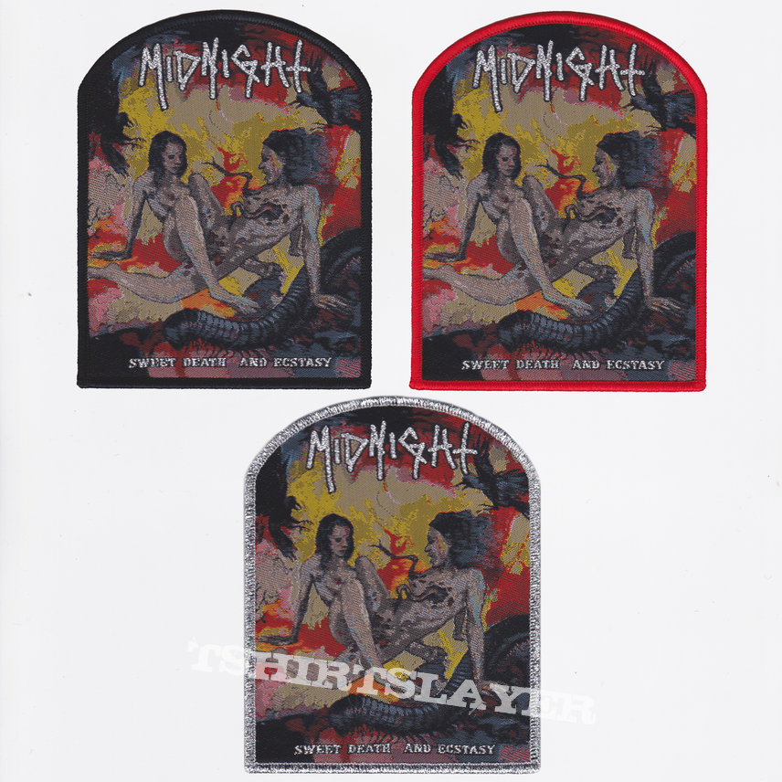 MIDNIGHT &quot;Sweet Death and Ecstasy&quot; Woven Patch