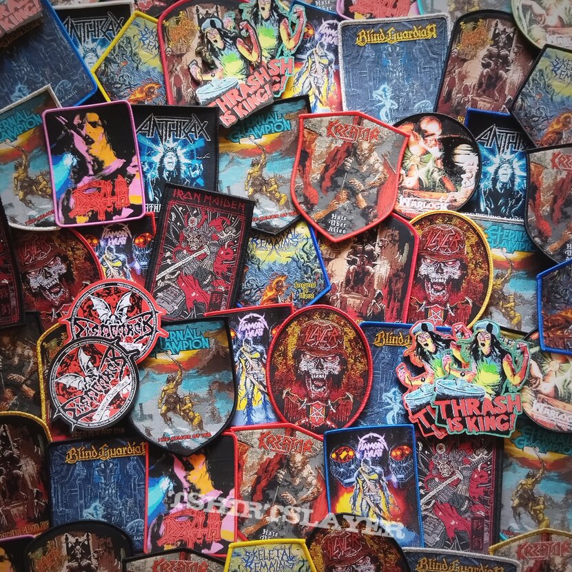 Slayer Update Imported Woven Patches