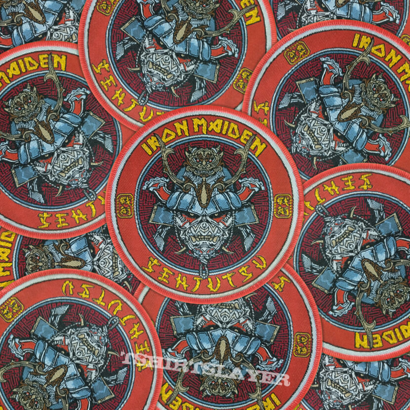 IRON MAIDEN - Senjutsu Round Woven Patches