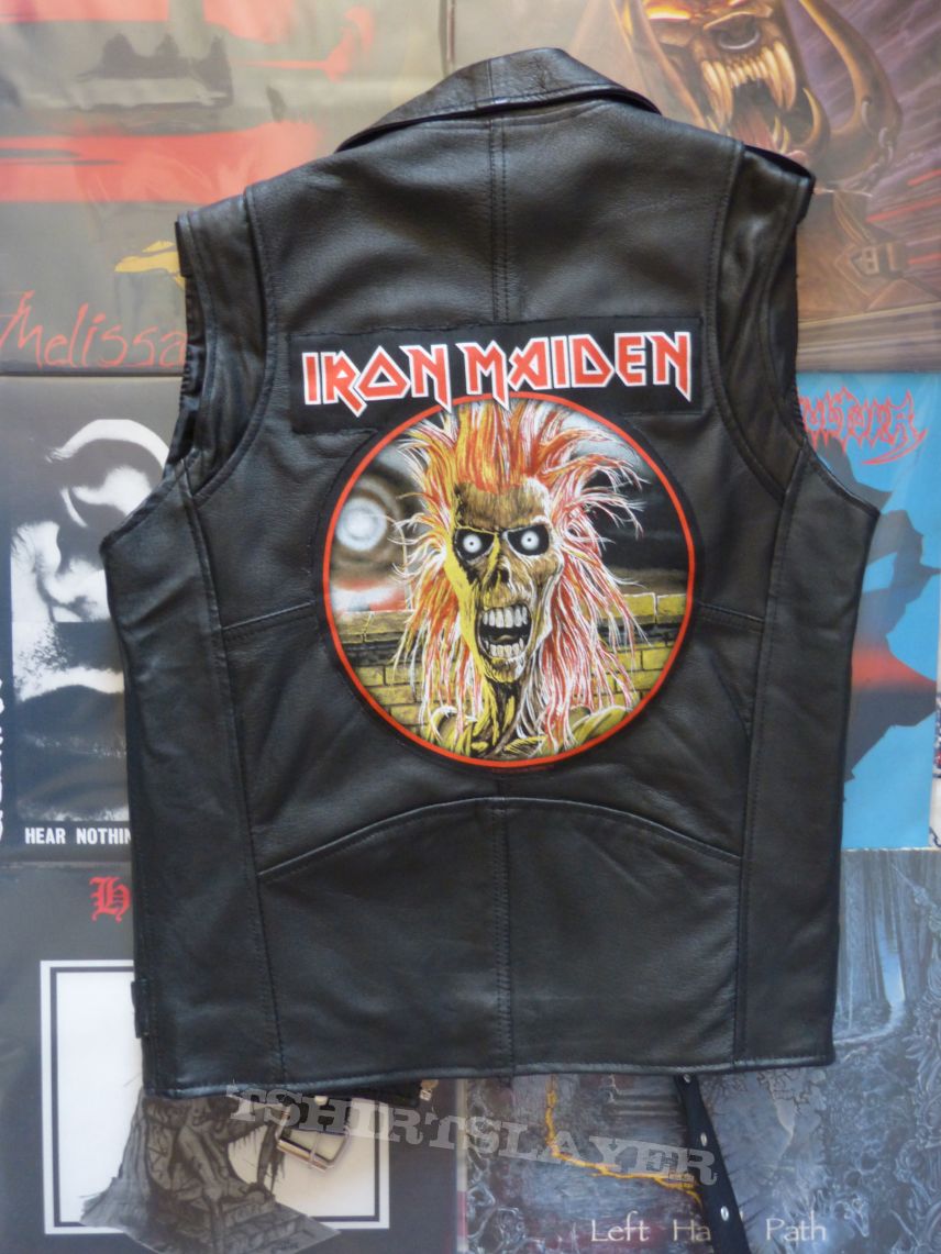 Iron Maiden Tribute Leather Jacket | TShirtSlayer TShirt and BattleJacket  Gallery