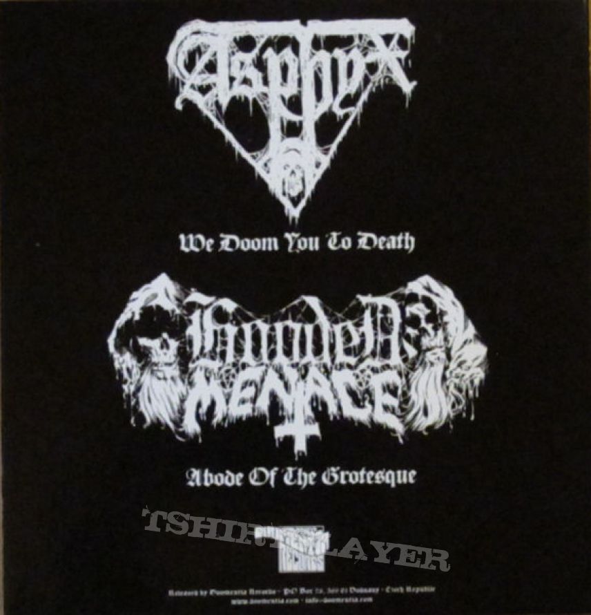 Asphyx &quot;We Doom You to Death&quot; / Hooded Menace &quot;Abode of the Groteque&quot; Split 7-inch EP