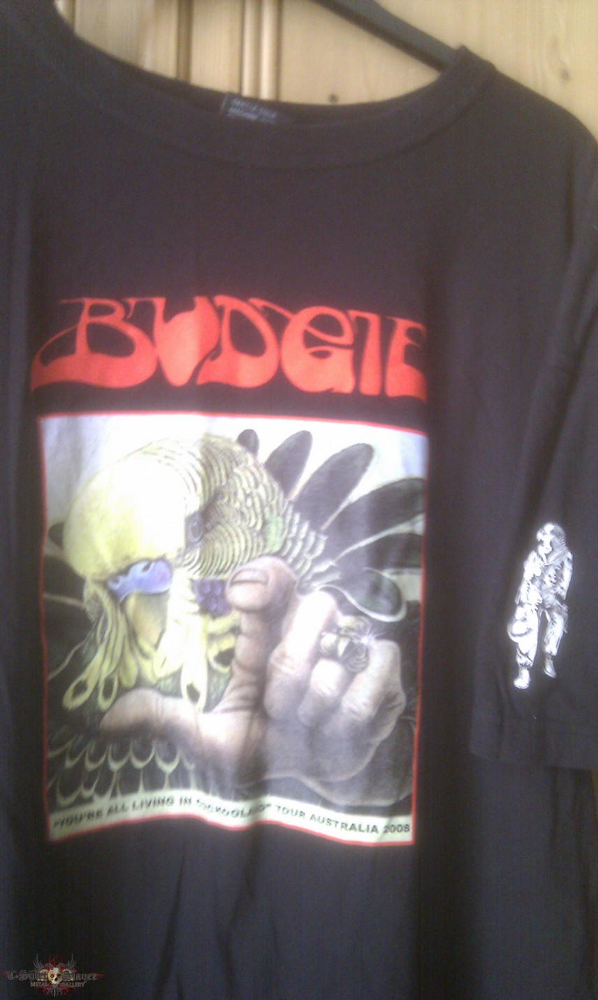 Budgie Selling My fave t-shirt