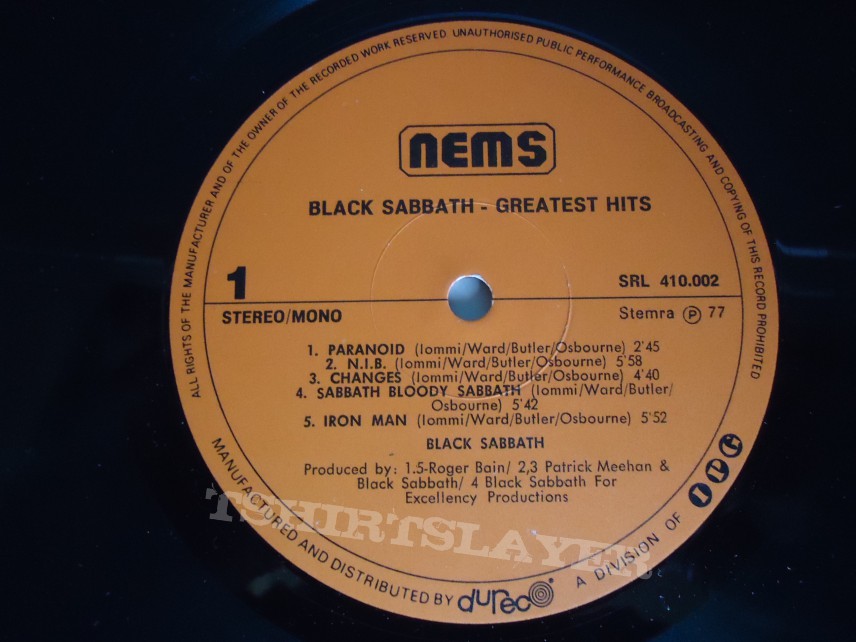 Black Sabbath - Greatest Hits