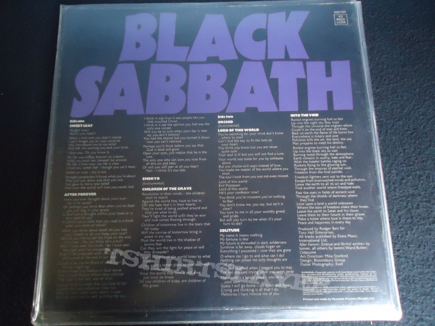 Black Sabbath - Master of Reality