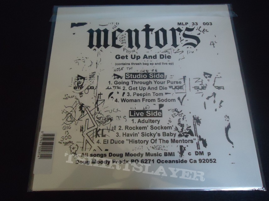 THE MENTORS Mentors - Get Up And Die