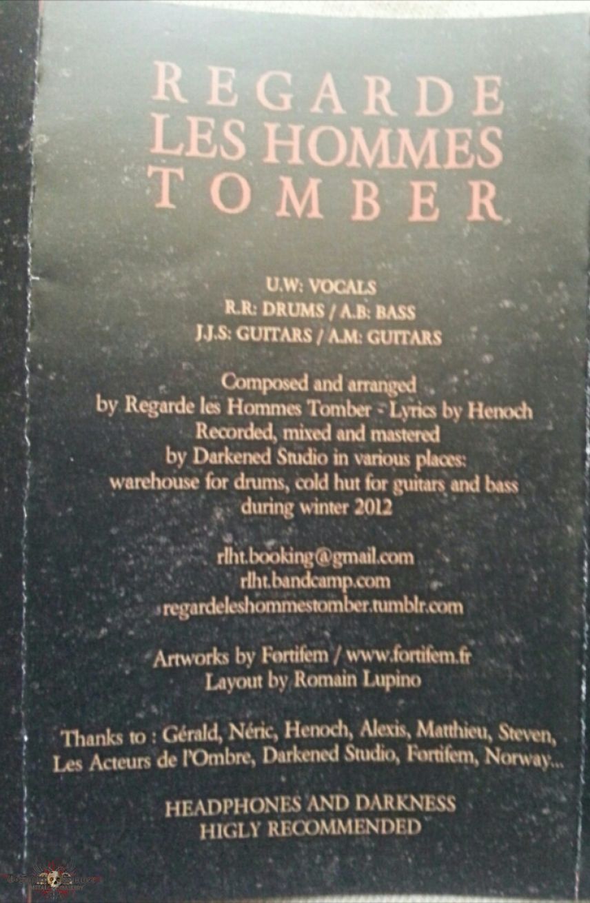 Regarde Les Hommes Tomber S/T Ltd Tape