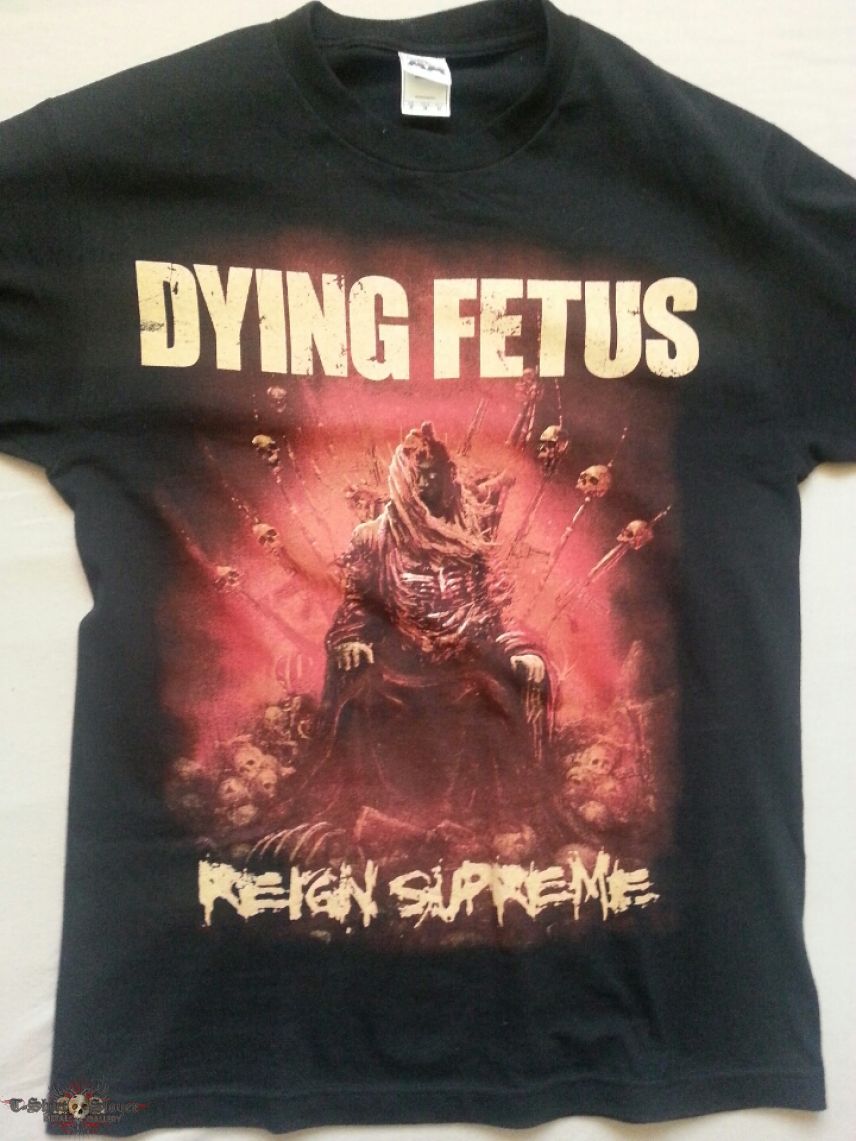 Dying Fetus, Dying Fetus Reign Supreme Shirt TShirt or Longsleeve (Living  Dead Hedgehog's) | TShirtSlayer