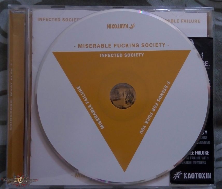 Miserable Failure Miserable Fucking Society Triple Split Ltd CD