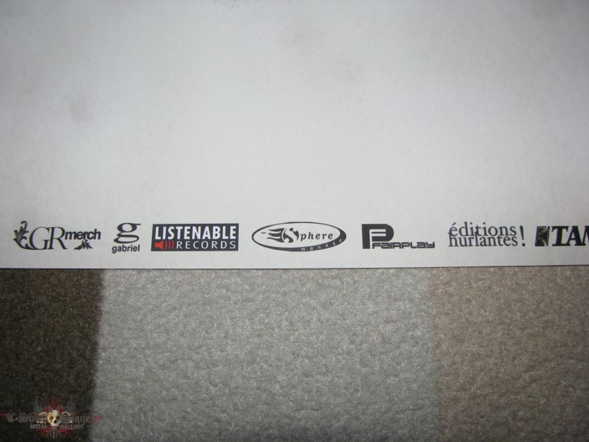 Gojira - From Mars To Sirius - rare Promo Poster