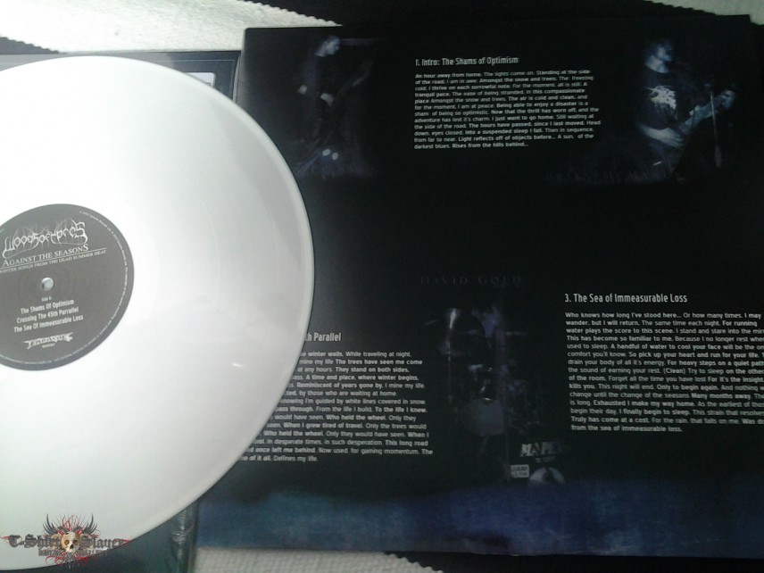 Woods Of Ypres &quot;Against The Season: Cold Summer Songs From The Dead Summer Heat&quot; Ultra Limited White Vinyl - 100 ONLY 
