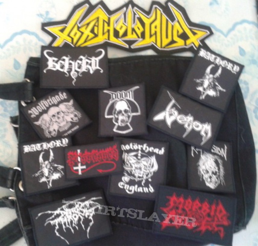Toxic Holocaust New patches for the vest! and killer backpatch TH ...