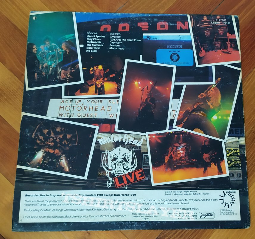 Motörhead - No Sleep 'Till Hammersmith vinyl Motörhead - No Sleep 'Till Hammersmith vinyl