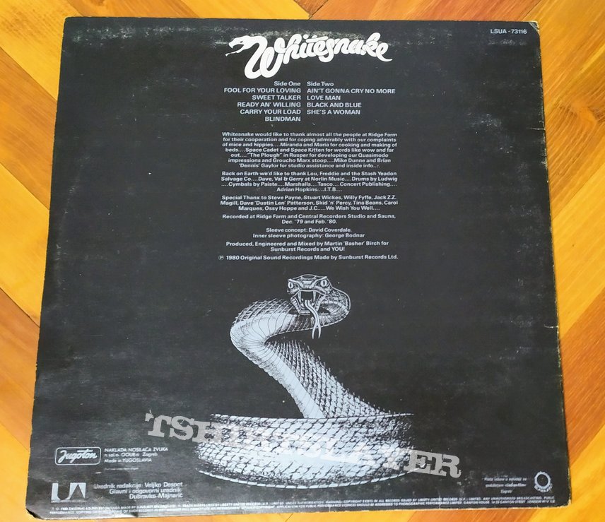 Whitesnake - Ready An&#039; Willing vinyl