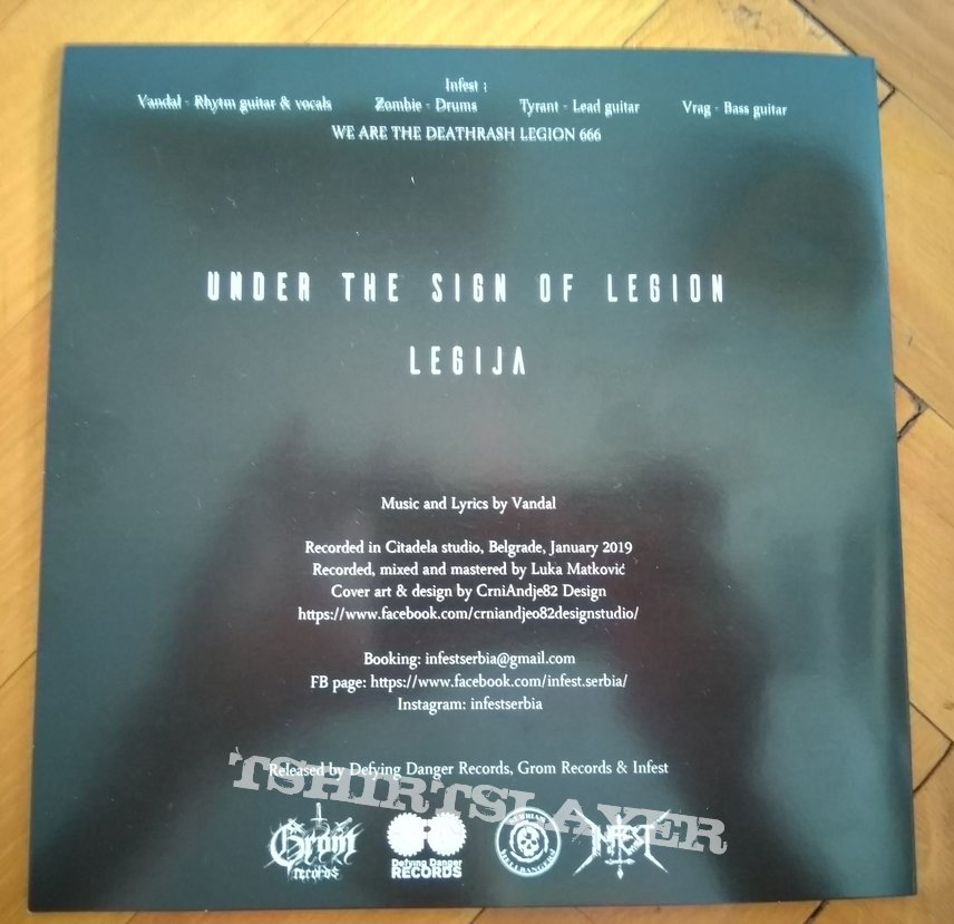 Infest - Under The Sing Of Legion single Infest - Under The Sing Of Legion single