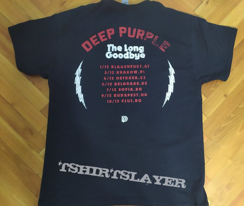Deep Purple The Long Goodbye tour t-shirt