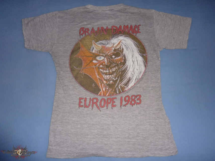 Iron Maiden Brain Damage Europe 1983