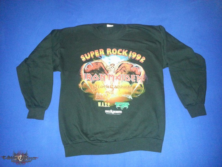 Iron Maiden Mannheim Super Rock 1992 Sweatshirt