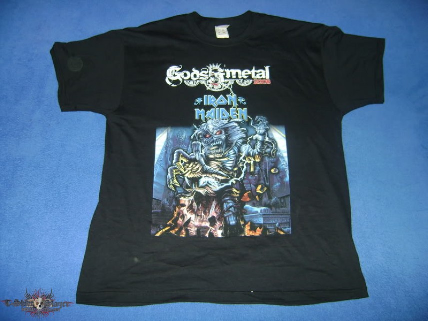 Iron Maiden Gods of Metal 2008 (Bootleg) | TShirtSlayer TShirt and  BattleJacket Gallery