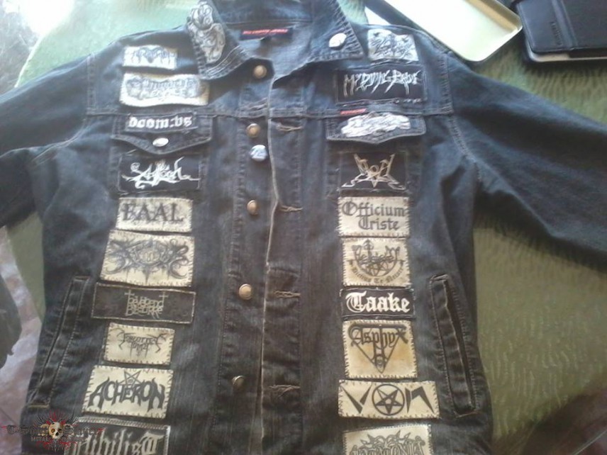 Negator Homemade Patches Battle Jacket