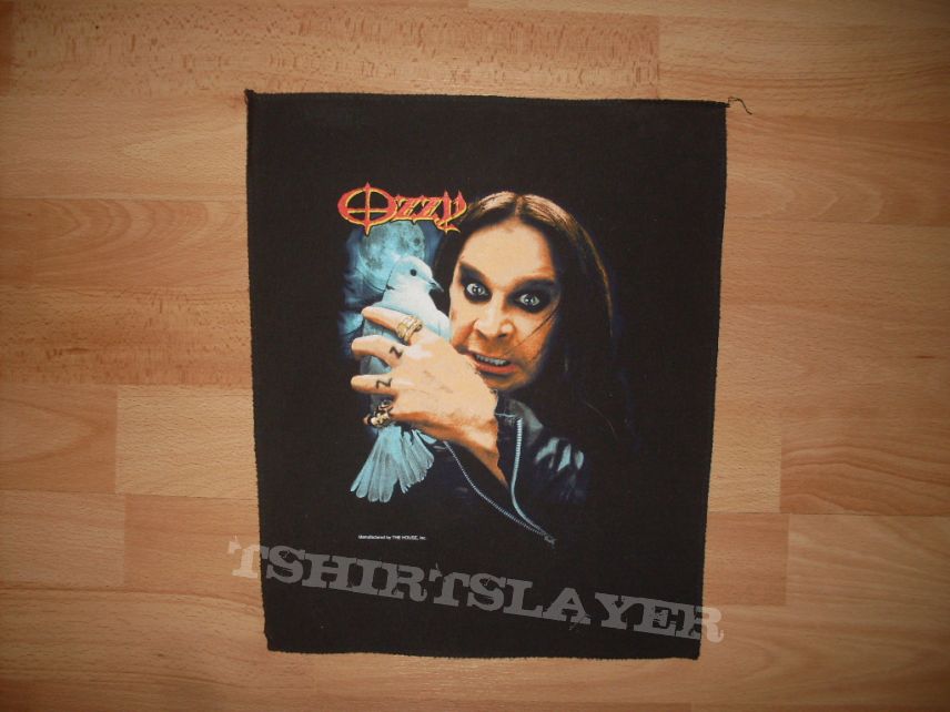 My Ozzy Battle Vest and my Ozzy Osbourne Backpatch Collection