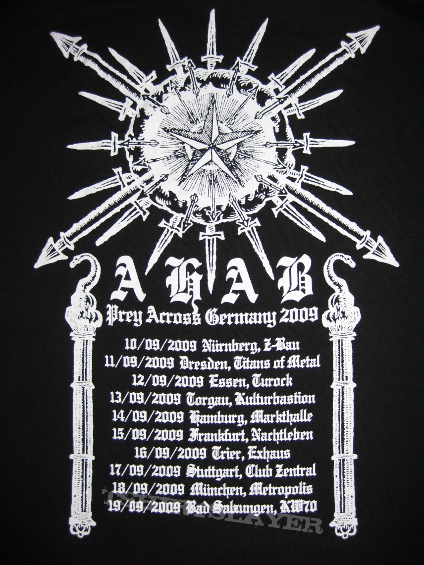 Ahab Tourshirt