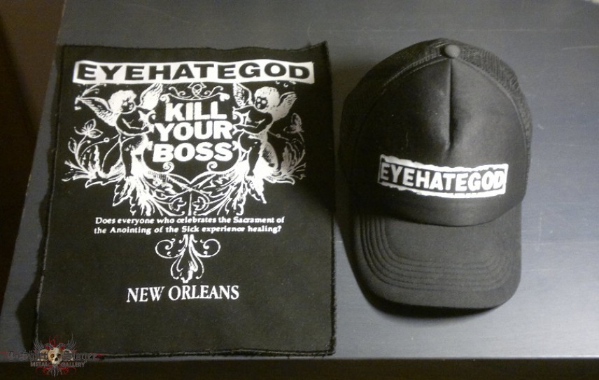 Eyehategod backpatch and trucker cap