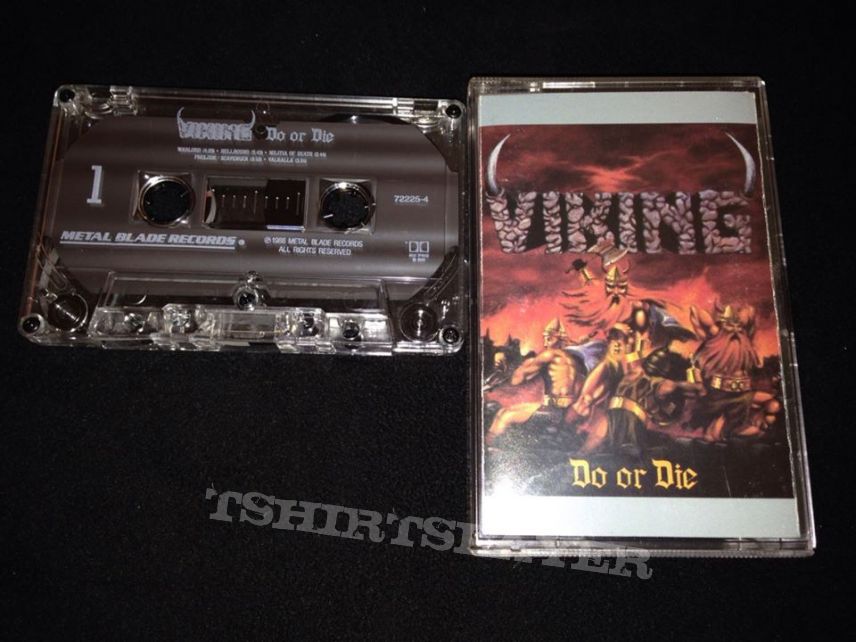 Viking - Do Or Die Cassette Tape (1988 Metal Blade Records)